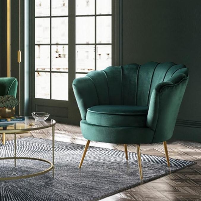 Shell Armchair, Velvet | DodiTec WC1