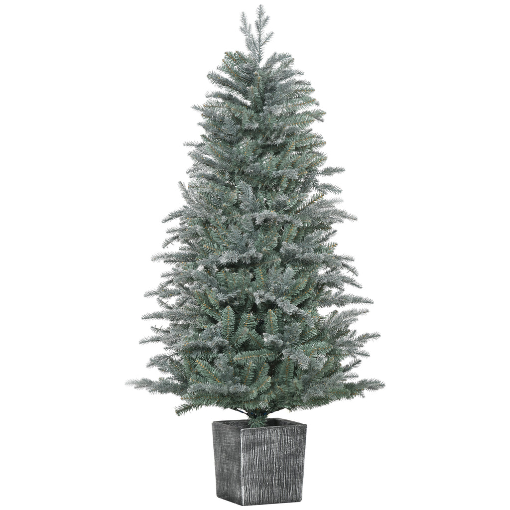 DodiOnline 5ft Tall Artificial Christmas Tree with Realistic Branches, Pot Stand and 1140 Tips, Xmas Decoration, Green