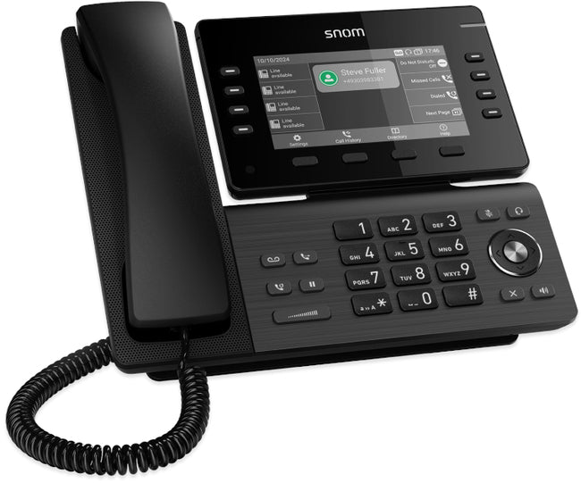 Snom D812 IP Desk Phone with colour screen, 8 BLF keys (32 keys over 4 pages) no PSU