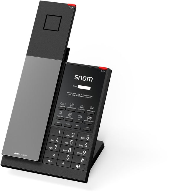 Snom HD351W Hospitality Phone With WiFi and DECT Handset (with PSU)