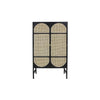 Tandy Black Rattan Wardrobe | DodiTec WC1