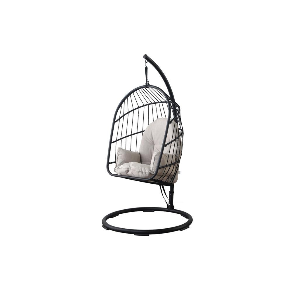 The CAGE Rattan Hanging Chair, Indoor/ Outdoor Furniture | DodiTec WC1