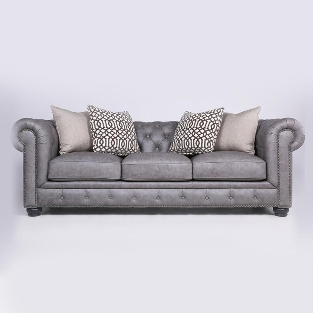 The Dorchester Three Seater Sofa, Real Leather | DodiTec WC1