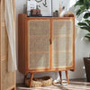 Tulma Cabinet, Rattan, Oak | DodiTec WC1