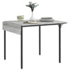 DodiOnline Four-Person Drop Leaf Dining Table - Grey