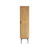 Uno G4 Single Rattan Wardrobe, Oak | DodiTec WC1