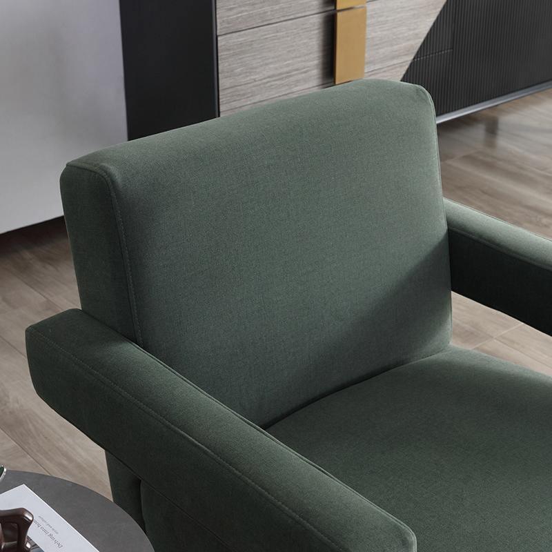 Utrecht Style Armchair, Green | DodiTec WC1