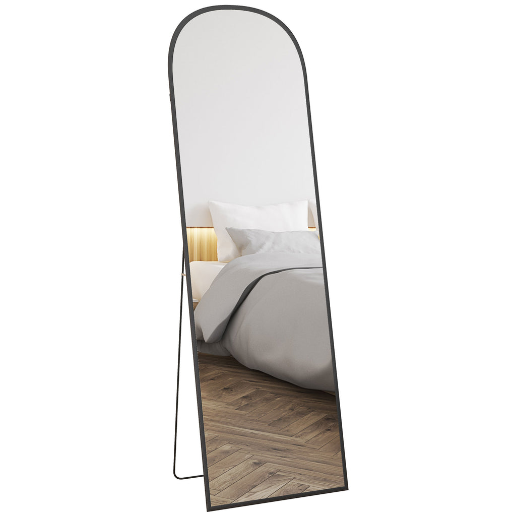 DodiOnline 162cm Aluminium Frame Standing Mirror - Black