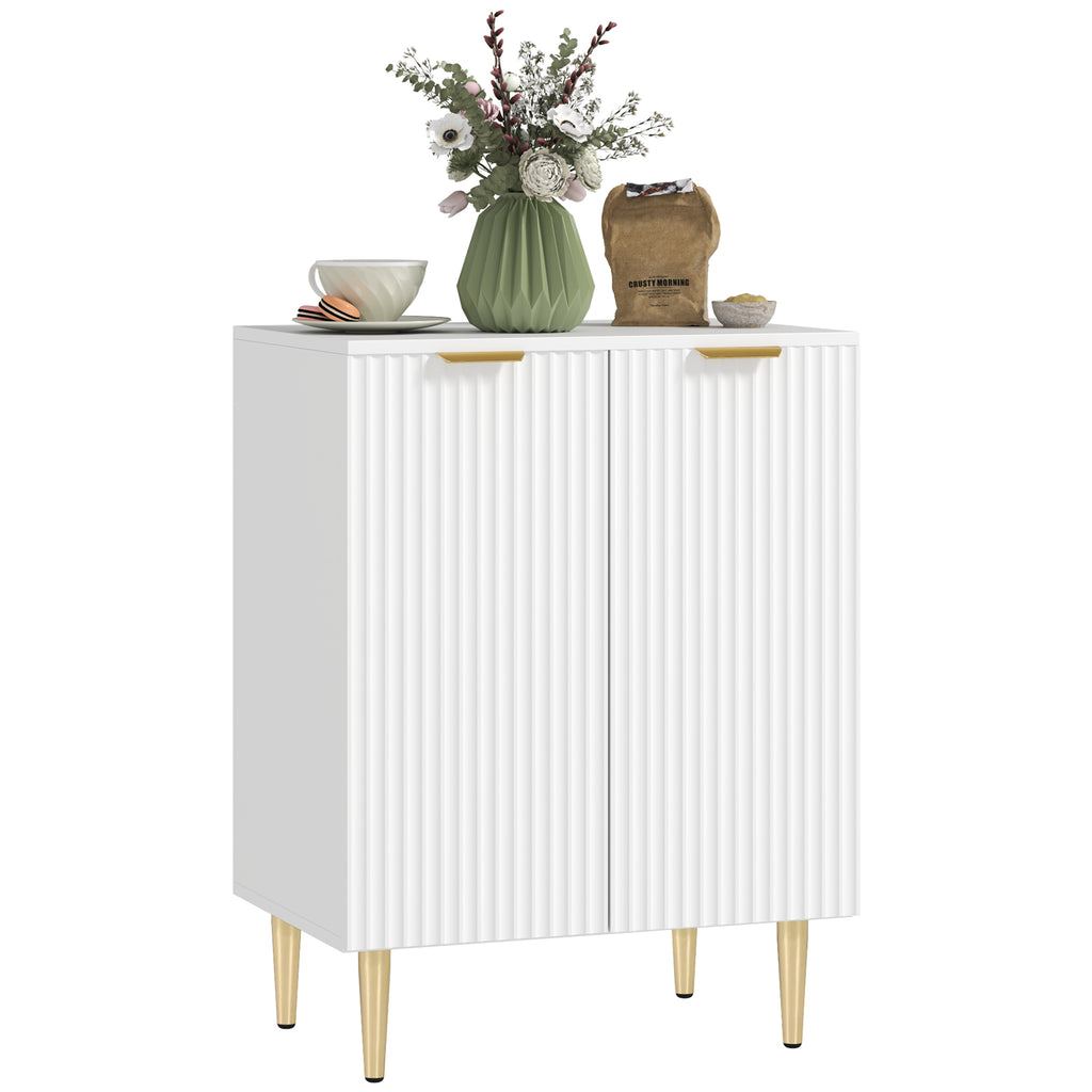 DodiOnline Adjustable Shelf Sideboard - White