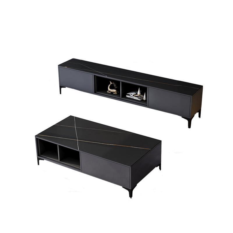 Wonardo TV Stand Set, Coffee Table, Sintered Stone | DodiTec WC1