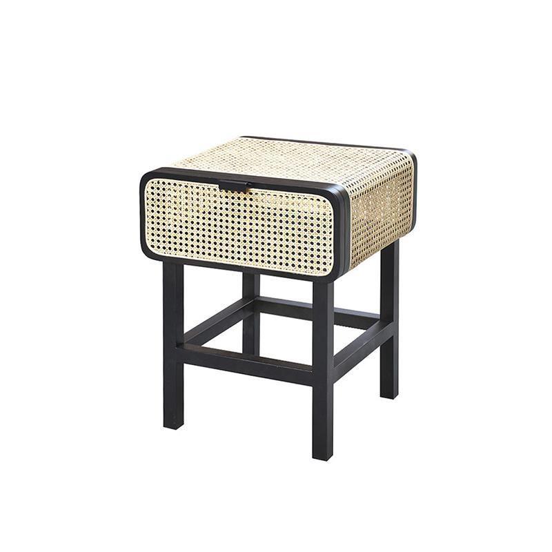 Wren Rattan Side Table, Bedside Table | DodiTec WC1