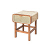 Wren Rattan Side Table, Bedside Table | DodiTec WC1