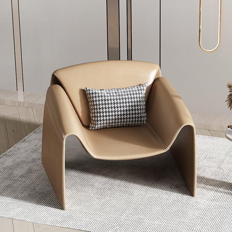 U Shape Armchair, Leather- | Get A Free Side Table Today