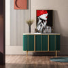 Elec Sideboard, Green & Gold- | Get A Free Side Table Today