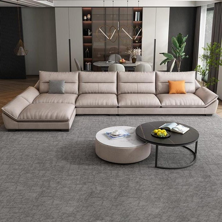 A900 Quinn Five Seater Sofa, Leathaire- | Get A Free Side Table Today
