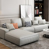 Nevaeh Three Seater Corner Sofa, Leathaire- | Get A Free Side Table Today