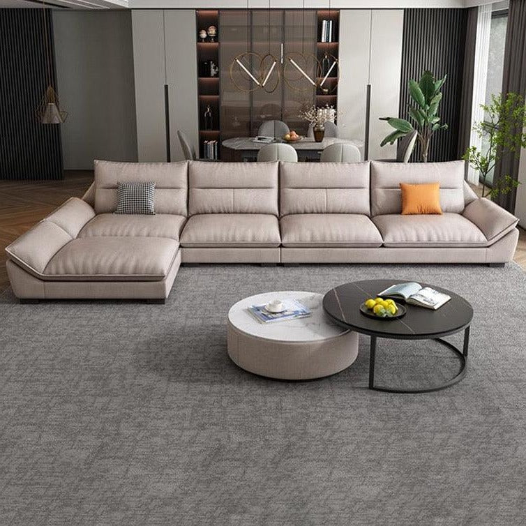 A900 Quinn Three Seater Sofa, Leathaire- | Get A Free Side Table Today