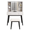 Mclamb Dressing Table With LED Mirror- | Get A Free Side Table Today