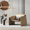 U Shape Armchair, Leather- | Get A Free Side Table Today