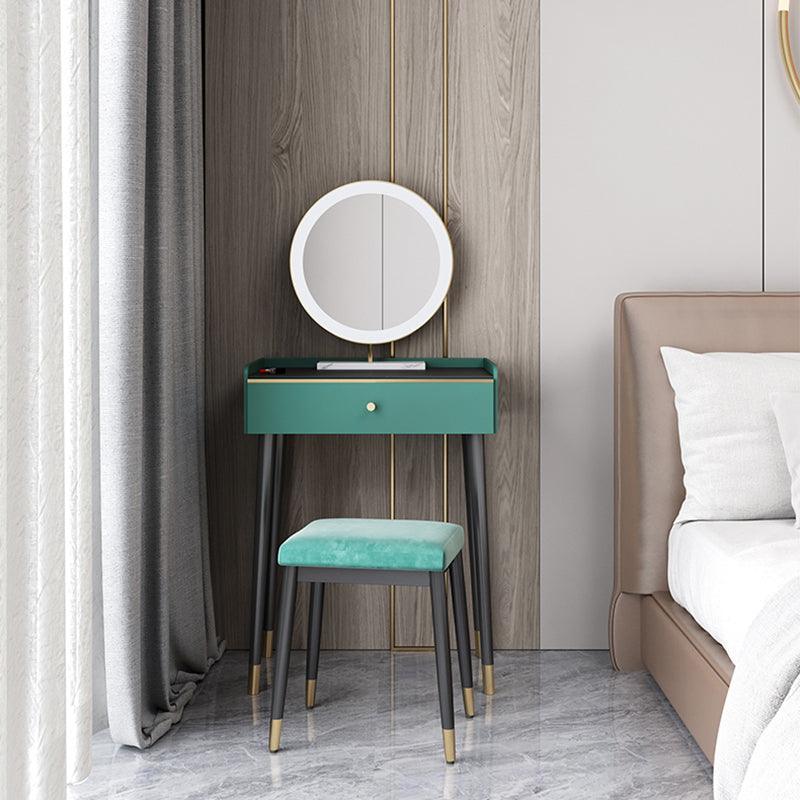 Tulip Dressing Table With LED Mirror And Stool- | Get A Free Side Table Today