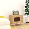 Durame Bedside Table With Pet House, Cat House- | Get A Free Side Table Today