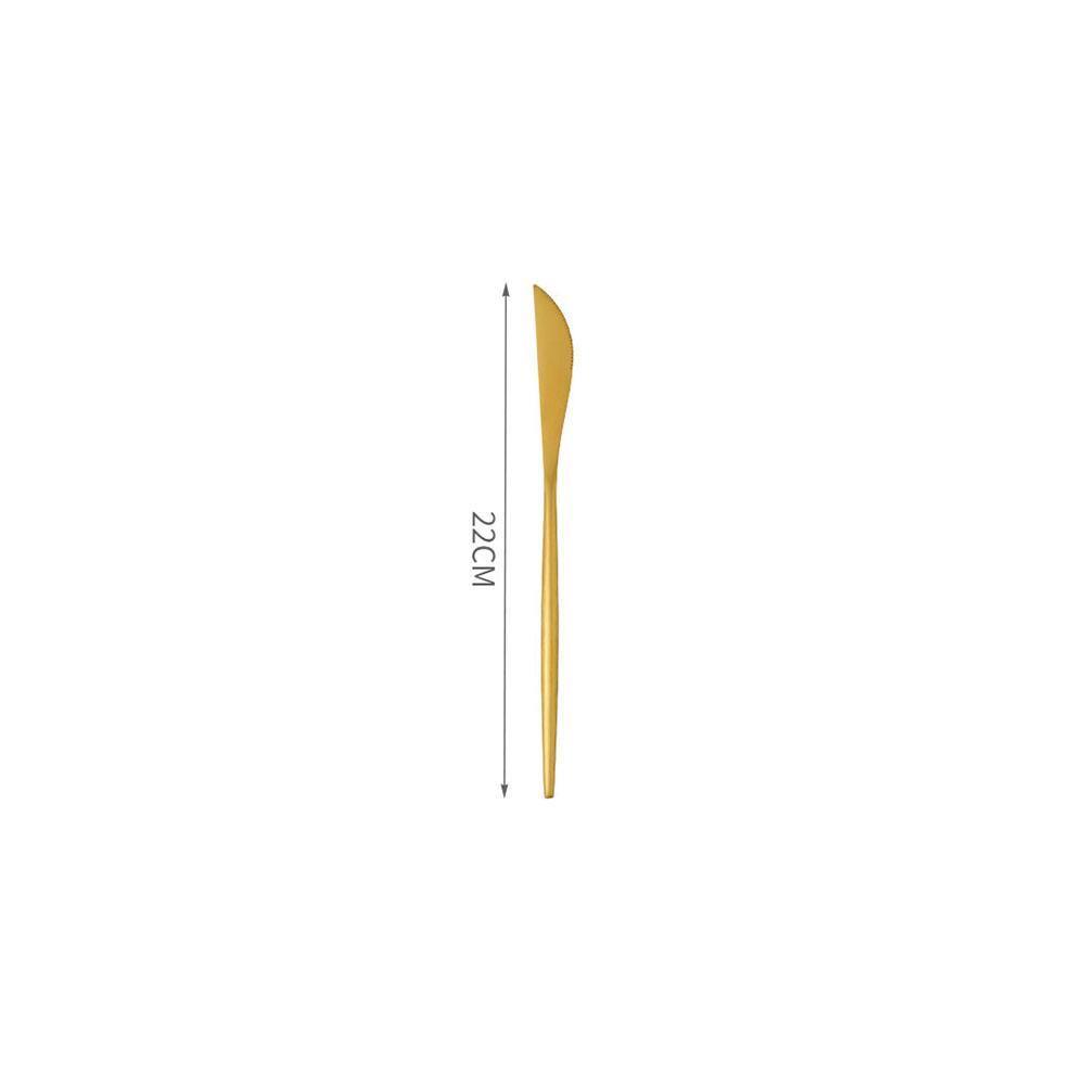 12 Piece Cutlery Set, Gold- | Get A Free Side Table Today