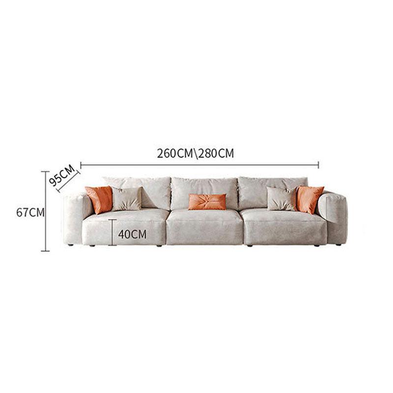 Samona Three Seater Corner Sofa, Leathaire - Weilai Concept