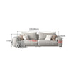 Frances Three Seater Corner Sofa, Cotton Linen - Weilai Concept