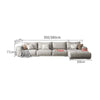 Frances Three Seater Corner Sofa, Cotton Linen - Weilai Concept