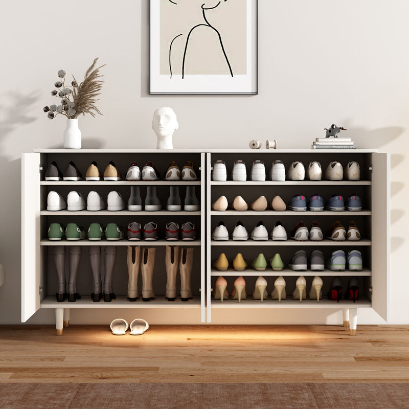 Mia Shoe Storage, White