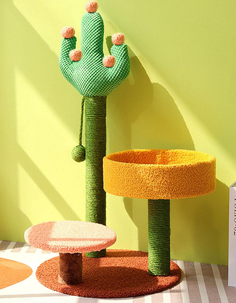 Ola's Cactus with Bed, Cat Toy, Climbing tree-Weilai concept-Weilai concept