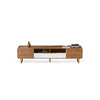 Lyra Coffee Table, Walnut & White- | Get A Free Side Table Today