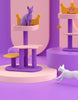 Seb Cat Climber, Cat Tree, Coral Fleece-Weilai concept-Weilai concept