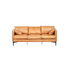 Kiley Three Seater Sofa, Cow Leather- | Get A Free Side Table Today