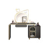 Swan Dressing Table with Mirror, Black- | Get A Free Side Table Today