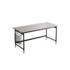 Bleeker Office Desk, Sintered Stone- | Get A Free Side Table Today