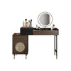 Eva Dressing Table With LED Mirror, Rosewood- | Get A Free Side Table Today