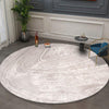 Tazim Round Wool Rug, Three Styles Available-Weilai Concept-Weilai Concept