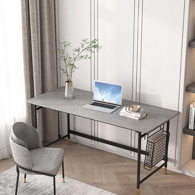 Bleeker Office Desk, Sintered Stone- | Get A Free Side Table Today