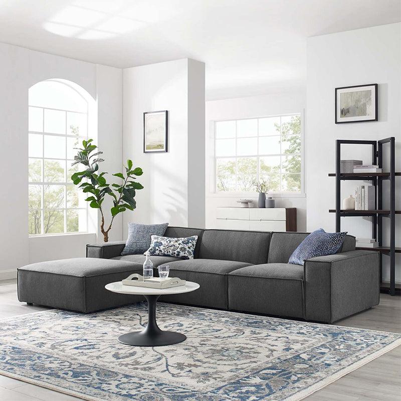 Lynnbrook Three Seater Sofa, Modular Sofa- | Get A Free Side Table Today