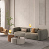 Bryan Three Seater Sofa, Velvet-Weilai Concept