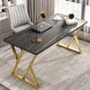 Arbaz Office Desk, Sintered Stone- | Get A Free Side Table Today