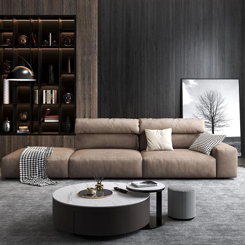 Montgomery Two Seater Sofa, Leather-Weilai Concept