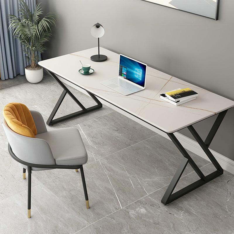 Simone Office Desk, Sintered Stone- | Get A Free Side Table Today