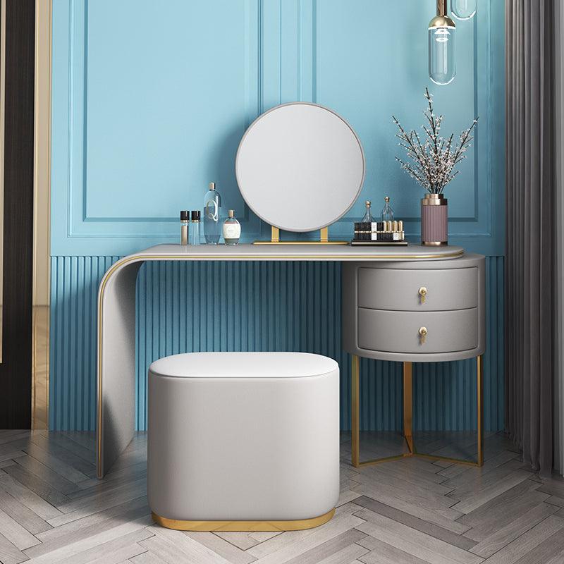 Noorali Dressing Table with Mirror-Weilai Concept-Weilai Concept