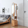 Rotatable Cloth Rack, Wardrobe, Storage Rattan Oak-Weilai Concept