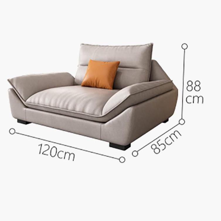 A900 Quinn Three Seater Sofa, Leathaire- | Get A Free Side Table Today