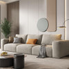 Lionel Two Seater Sofa, Linen-Weilai Concept