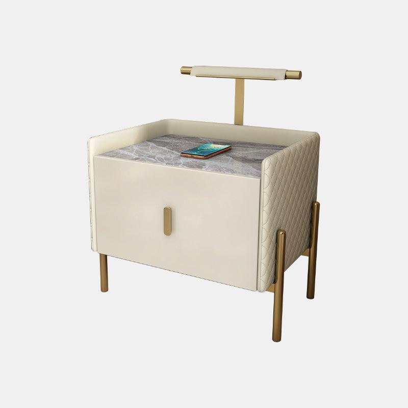 Taro Bedside Table, Beige- | Get A Free Side Table Today