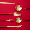6 Piece Cutlery Set, Red- | Get A Free Side Table Today